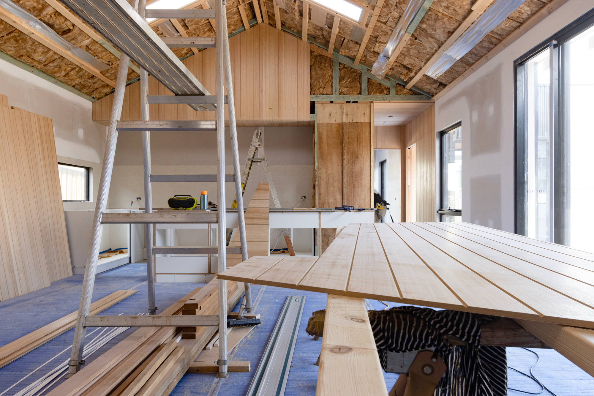 Imo - The Good Day House Build - Tasmanian Oak Touchwood Timber Venner Panels - Britton Timbers-02